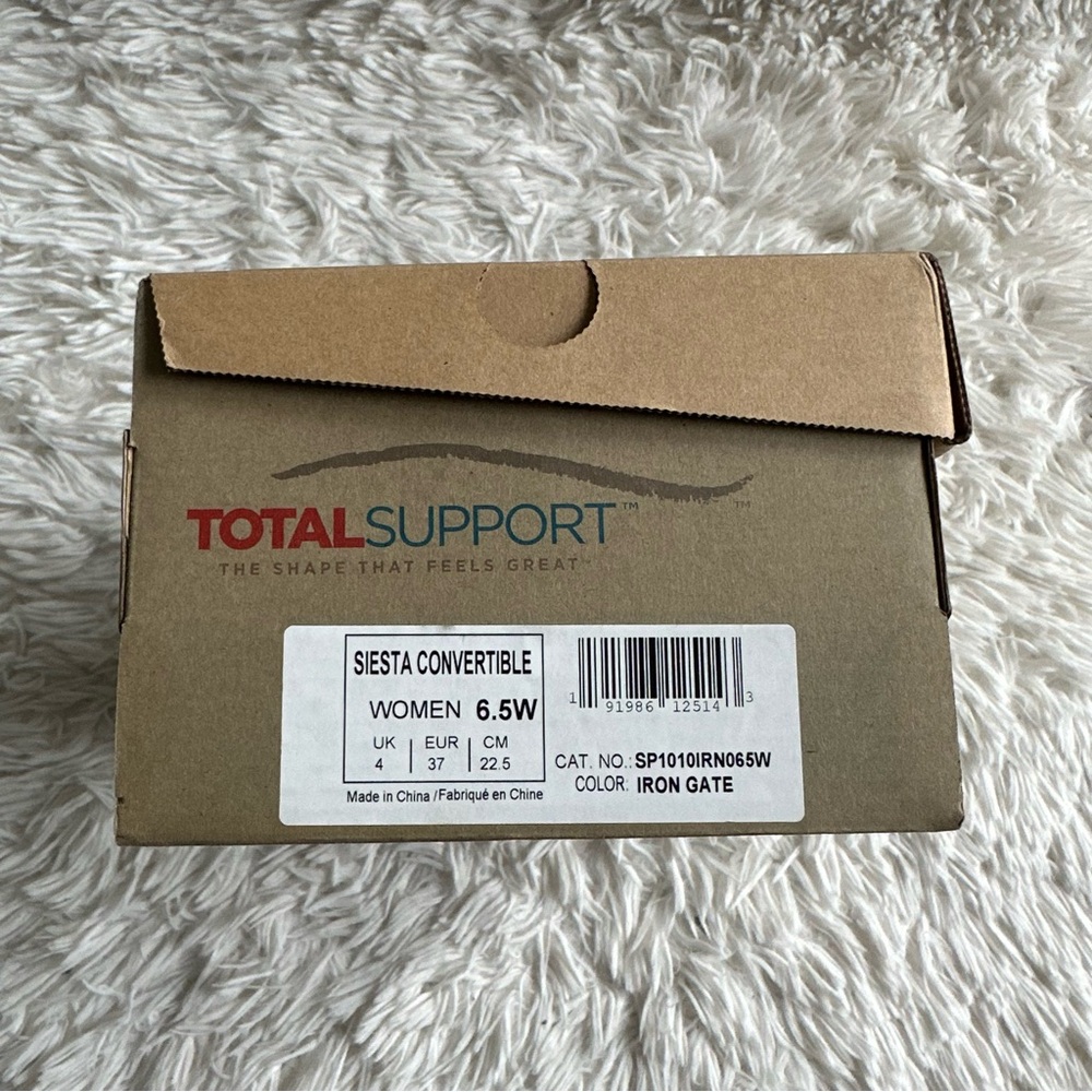 Spenco Womens Siesta Slip On Sneaker Gray New In Box Size 6.5 Wide - Picture 8 of 8